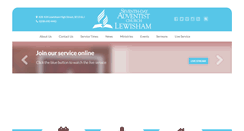 Desktop Screenshot of lewishamadventist.org.uk